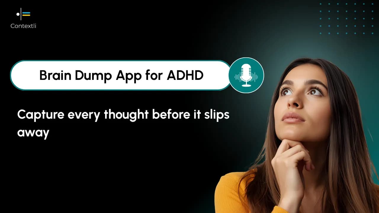 Die beste Brain-Dump-App für ADHS (Die deine Gedanken wirklich festhält)
